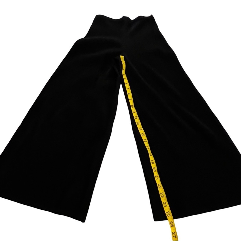 Alquema High Rise Wide Leg Micro Pleated Palazzo Trouser Pants Black Australia S - Picture 14 of 15